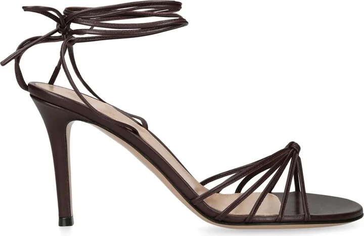 Gianvito Rossi Leather Gwyneth Sandals 80