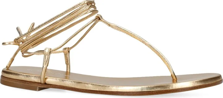Gianvito Rossi Leather Gwyneth Sandals