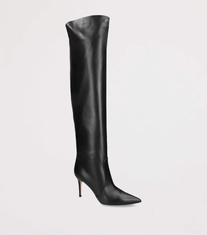 Gianvito Rossi Leather Hansen Knee-High Boots - Image 3