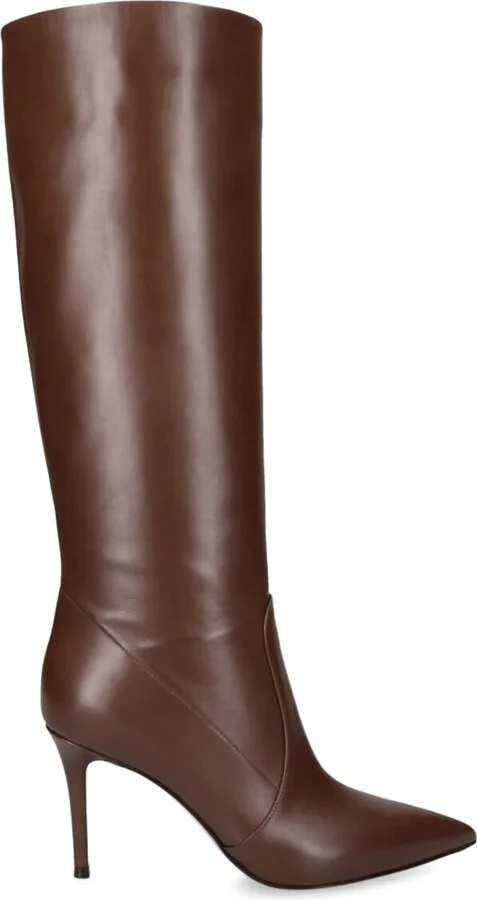 Gianvito Rossi Leather Hansen Vitello Glove Knee-High Boots 45