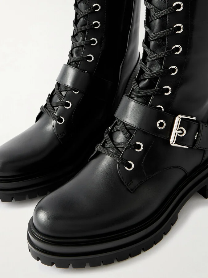 Gianvito Rossi - Leather Knee Boots - Black - Image 4