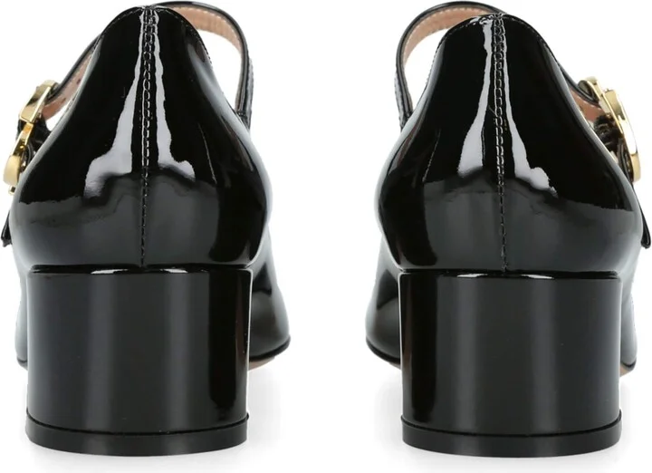 Gianvito Rossi Leather Mary Court Shoes 45 - Image 2