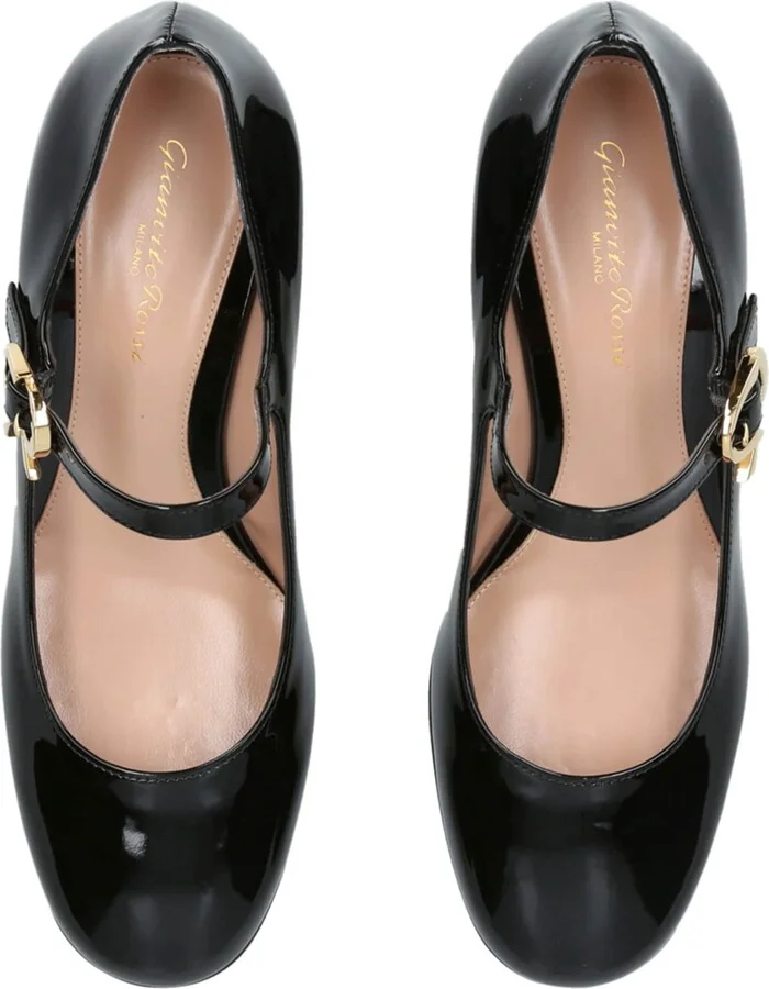 Gianvito Rossi Leather Mary Court Shoes 45 - Image 4