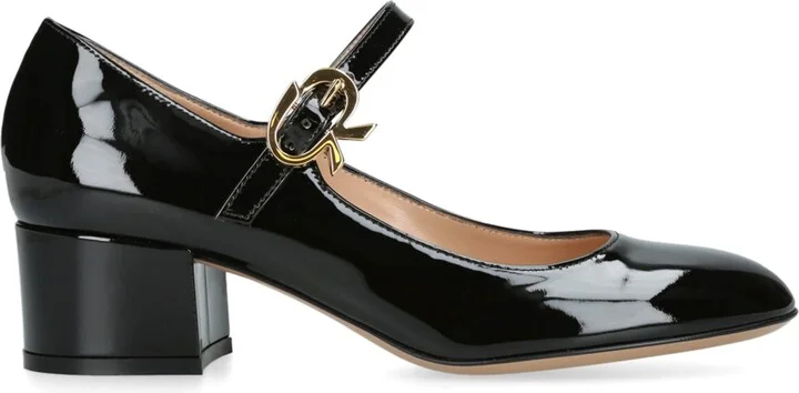 Gianvito Rossi Leather Mary Court Shoes 45