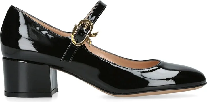 Gianvito Rossi Leather Mary Jane Pumps 45
