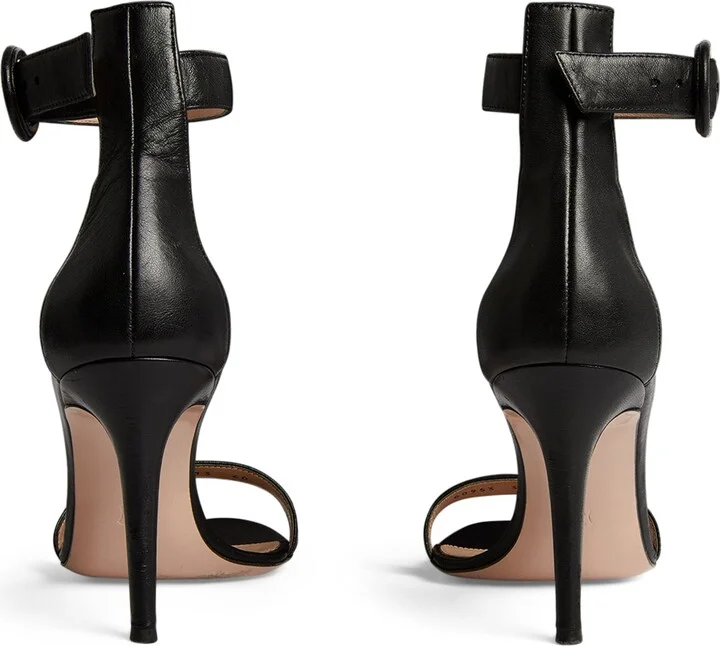 Gianvito Rossi Leather Portofino Sandals 85 - Image 3