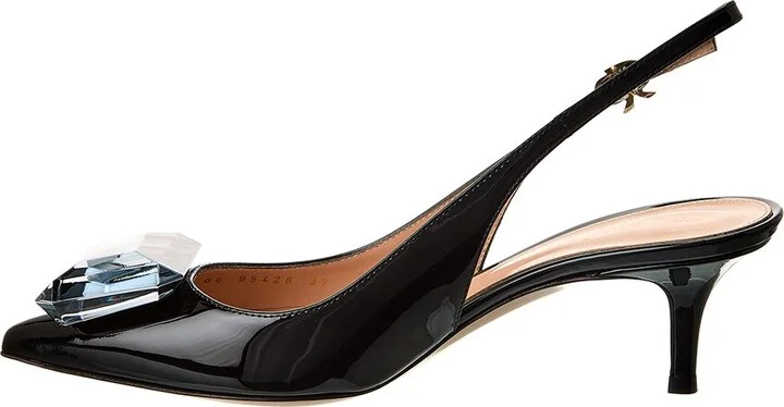Gianvito Rossi Leather Pump - Image 2