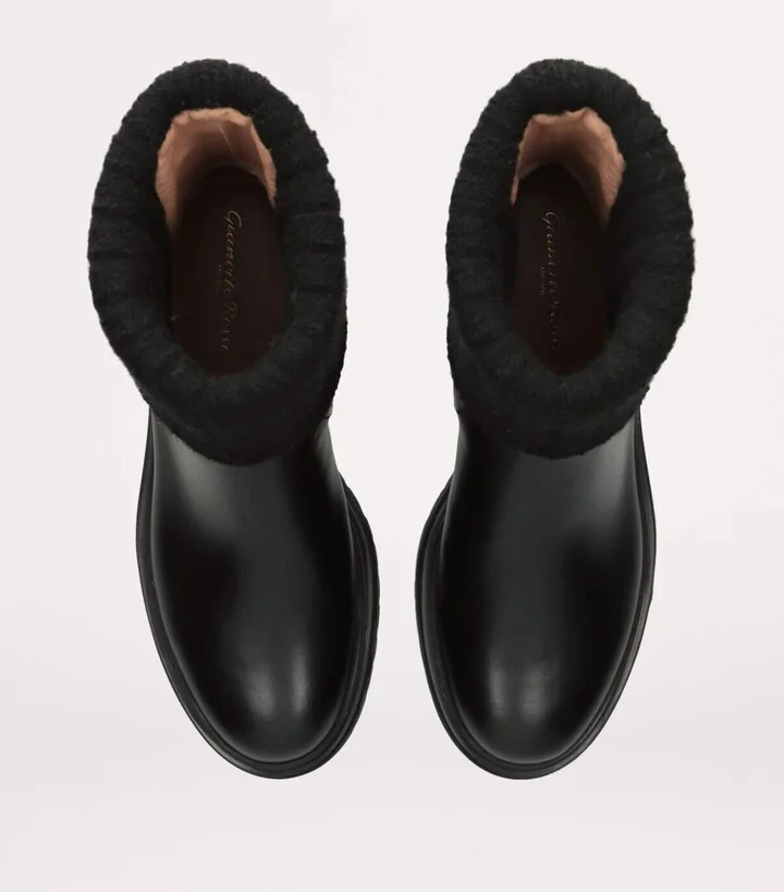 Gianvito Rossi Leather Tenney Chelsea Boots - Image 4