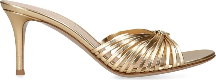 Gianvito Rossi Leather Vinya Sandals 70