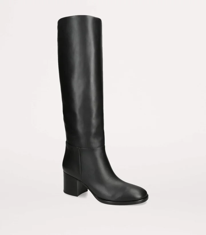 Gianvito Rossi Leather Vitello Glove Knee-High Boots 60 - Image 3
