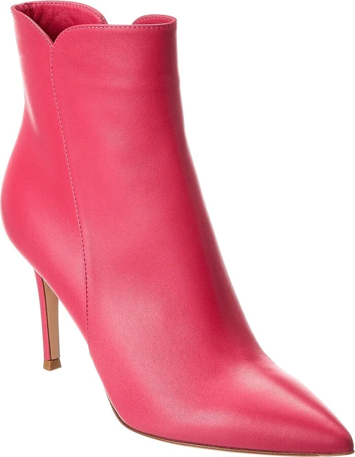 Gianvito Rossi Levy 85 Leather Bootie