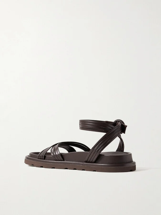 Gianvito Rossi - Lianne Leather Sandals - Brown - Image 2