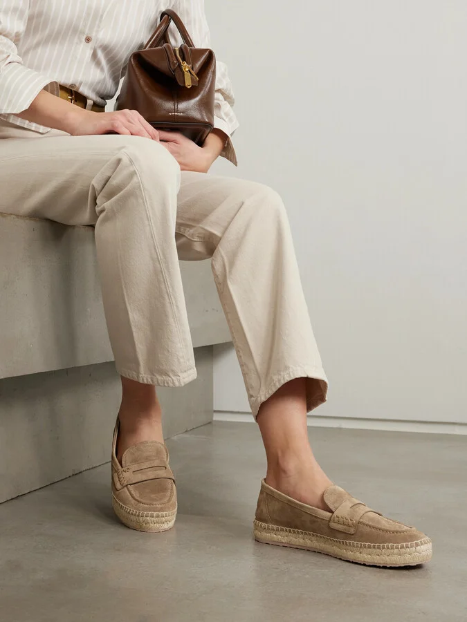 Gianvito Rossi - Lido Suede Espadrilles - Brown - Image 2