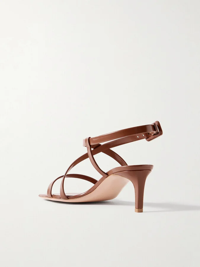 Gianvito Rossi - Lindsay 55 Leather Sandals - Brown - Image 3