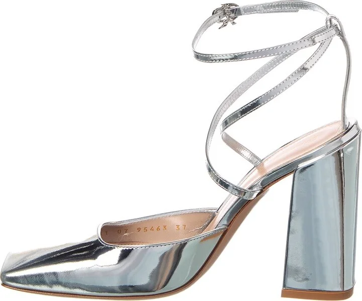 Gianvito Rossi Ludovica Leather Slingback Pump - Image 2