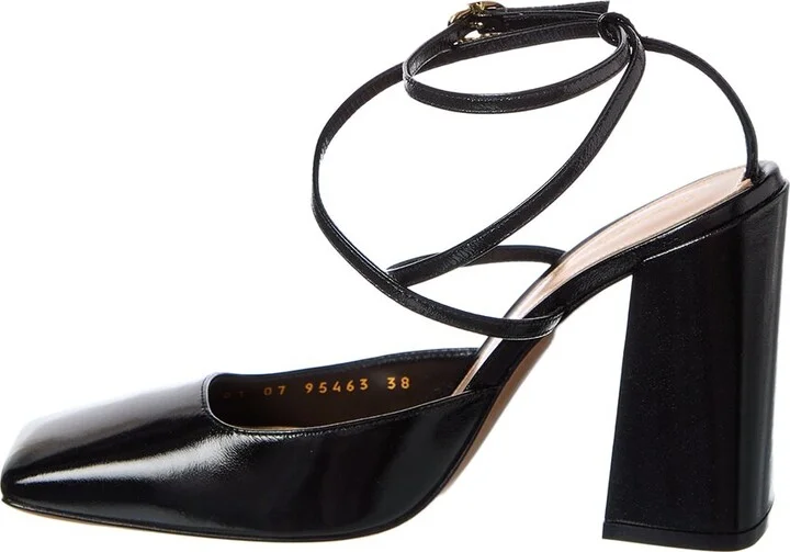 Gianvito Rossi Ludovica Leather Slingback Pump - Image 2