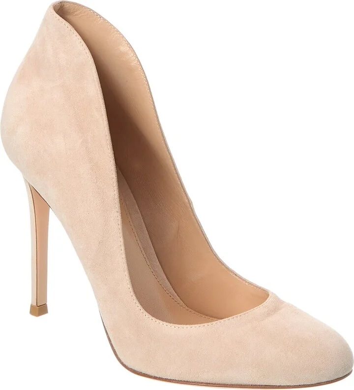Gianvito Rossi Lyra 150 Suede Pump