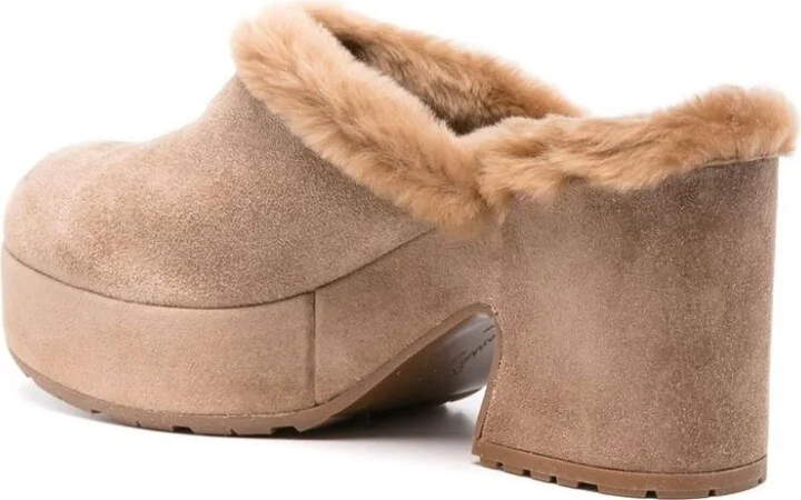 Gianvito Rossi Lyss Suede Heel Mules - Image 3