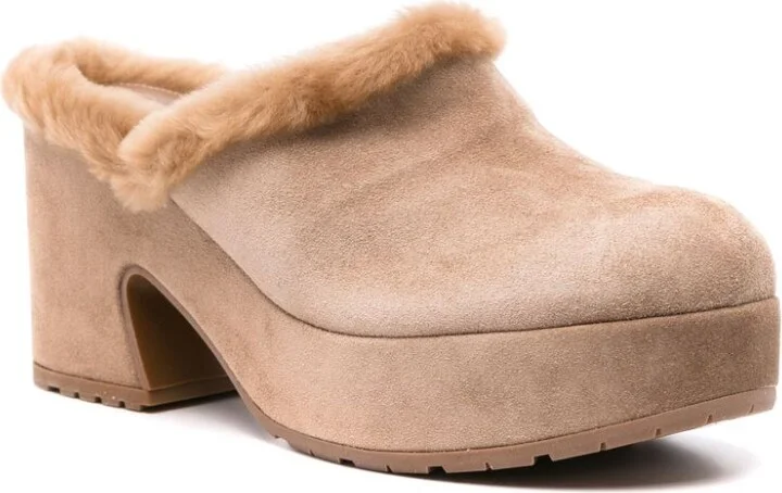 Gianvito Rossi Lyss Suede Heel Mules - Image 2