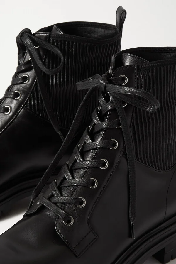 Gianvito Rossi - Martis 40 Leather Ankle Boots - Black - Image 4