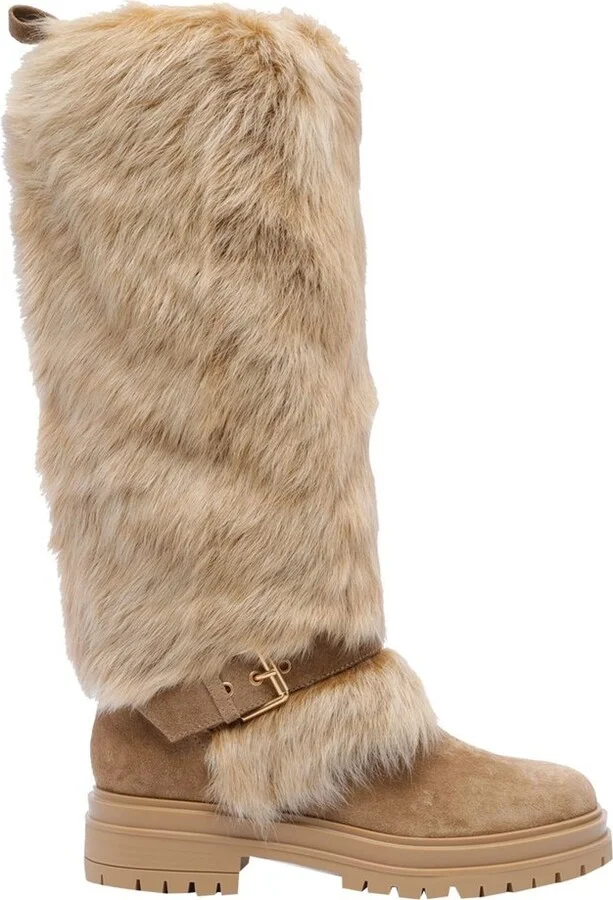 Gianvito Rossi Maverick Buckle Detailed Boots