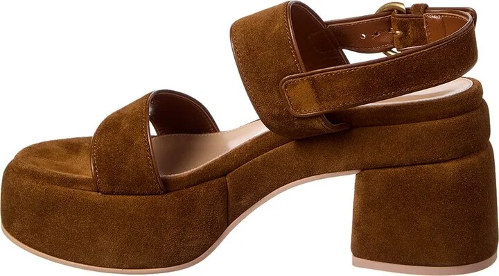 Gianvito Rossi Melrose Leather Sandal - Image 2