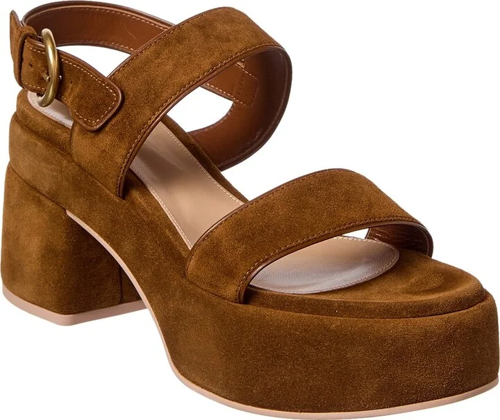 Gianvito Rossi Melrose Leather Sandal