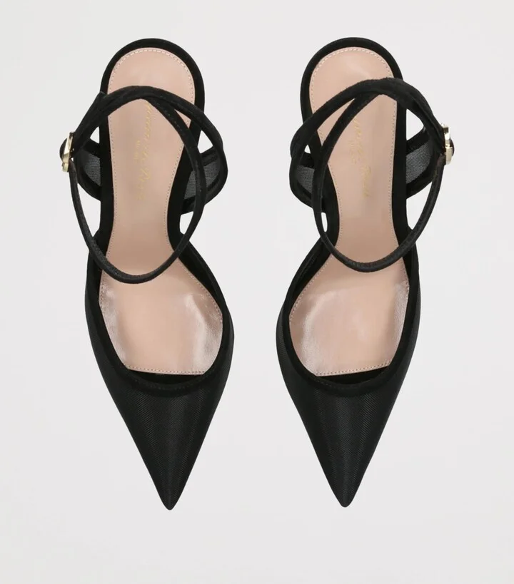 Gianvito Rossi Mesh Pumps 80 - Image 4