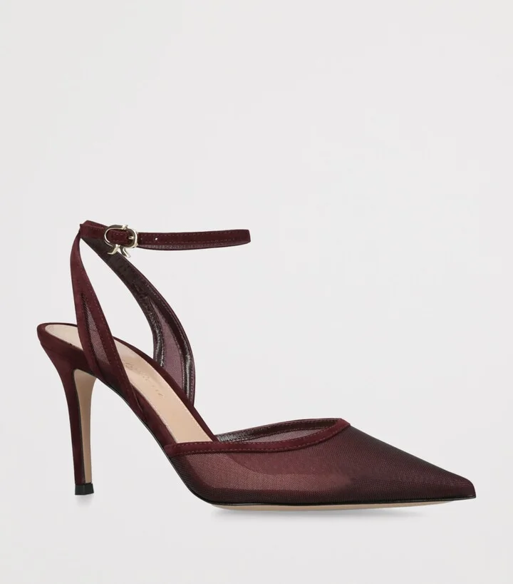 Gianvito Rossi Mesh Pumps 80 - Image 3