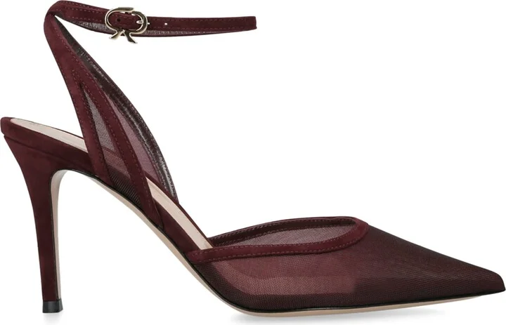 Gianvito Rossi Mesh Pumps 80