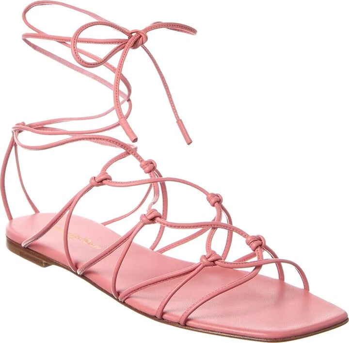 Gianvito Rossi Minas Leather Sandal