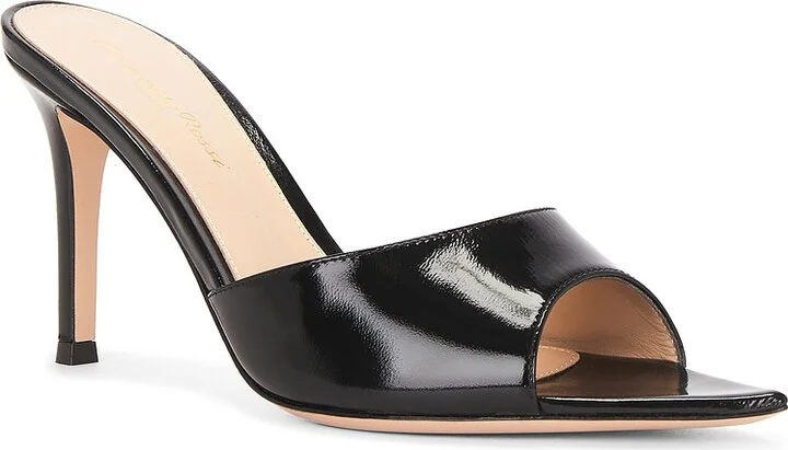Gianvito Rossi Mule Sandal in Black - Image 2