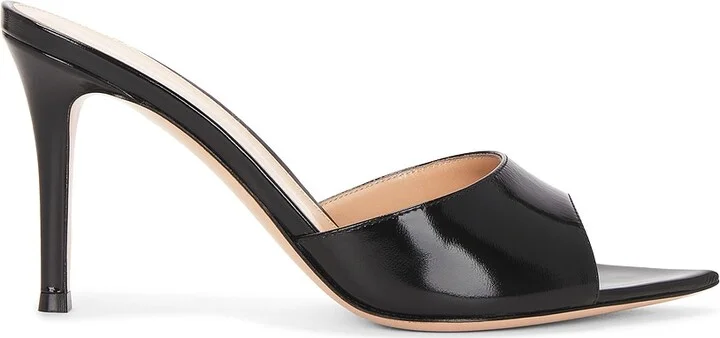 Gianvito Rossi Mule Sandal in Black
