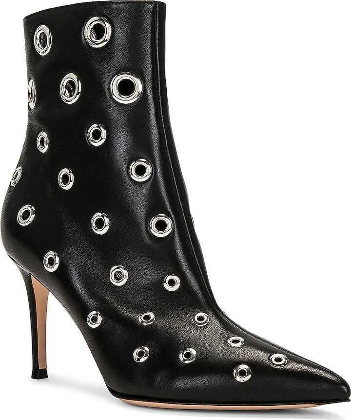 Gianvito Rossi Nappa Boots in Black - Image 2