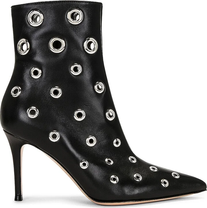 Gianvito Rossi Nappa Boots in Black