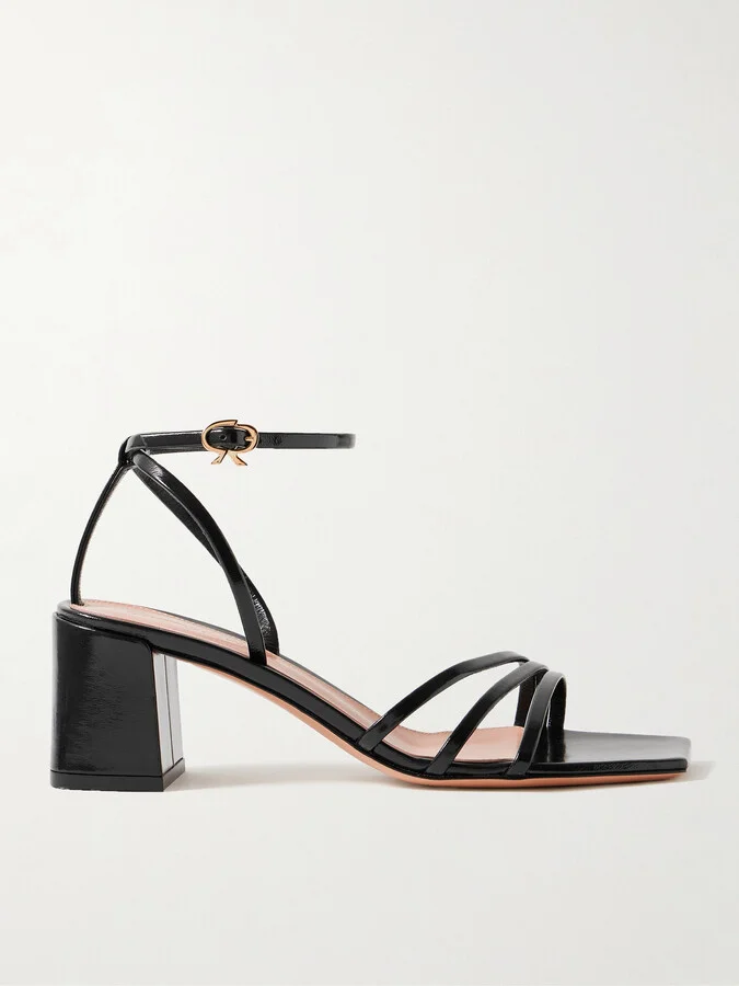Gianvito Rossi - Nuit 55 Leather Sandals - Black