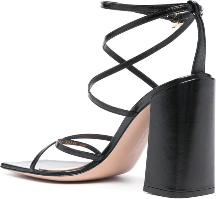 Gianvito Rossi Nuit Leather Heel Sandals - Image 2