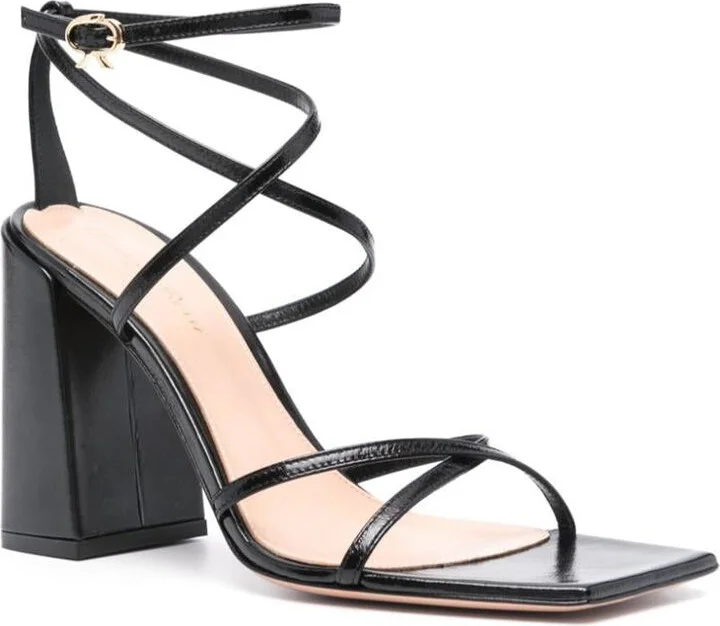 Gianvito Rossi Nuit Leather Heel Sandals - Image 3