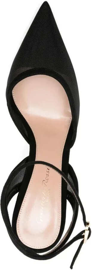 Gianvito Rossi Organza Suede Decollete T.085 Shoes - Image 2