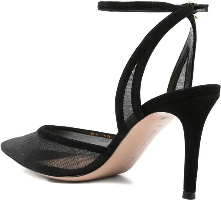 Gianvito Rossi Organza Suede Decollete T.085 Shoes