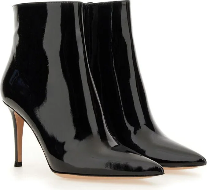 Gianvito Rossi Patent Leather Ankle Boot - Image 2