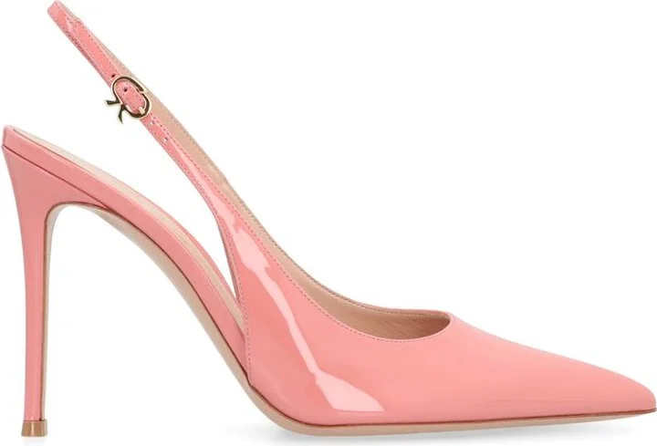 Gianvito Rossi Patent Leather Slingback Pumps