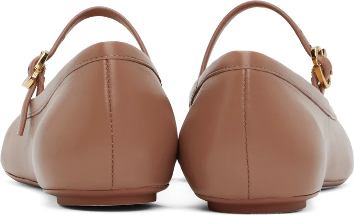 Gianvito Rossi Pink Carla Ballerina Flats - Image 2