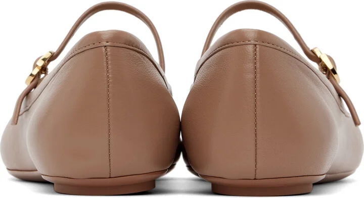 Gianvito Rossi Pink Carla Ballerina Flats - Image 2