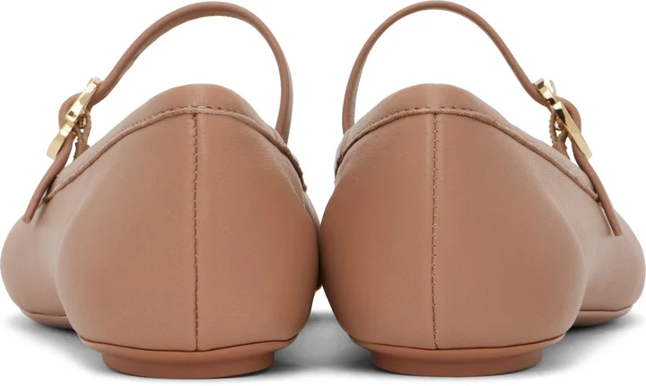 Gianvito Rossi Pink Carla Ballerina Flats - Image 2