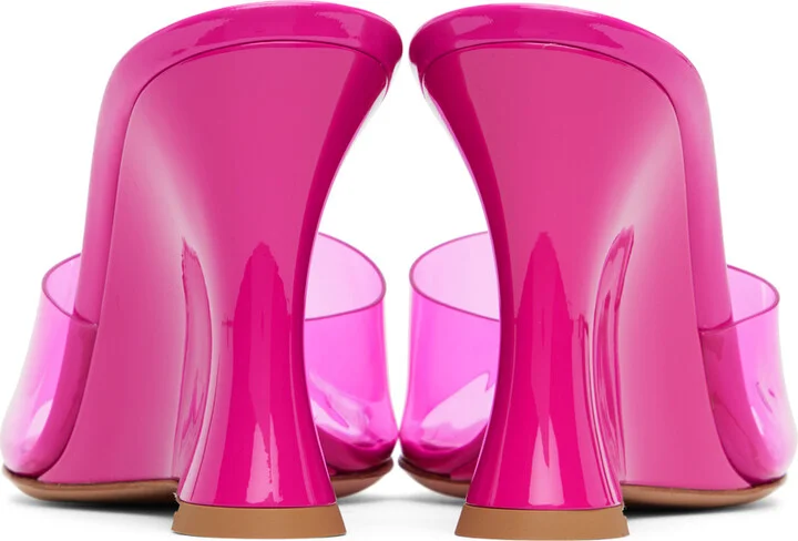 Gianvito Rossi Pink Futura Mules - Image 2
