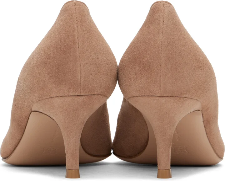 Gianvito Rossi Pink Gianvito 55 Heels - Image 2