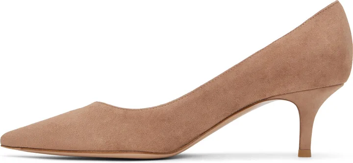 Gianvito Rossi Pink Gianvito 55 Heels - Image 3