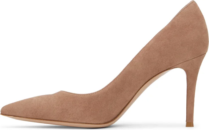 Gianvito Rossi Pink Gianvito 85 Heels - Image 3