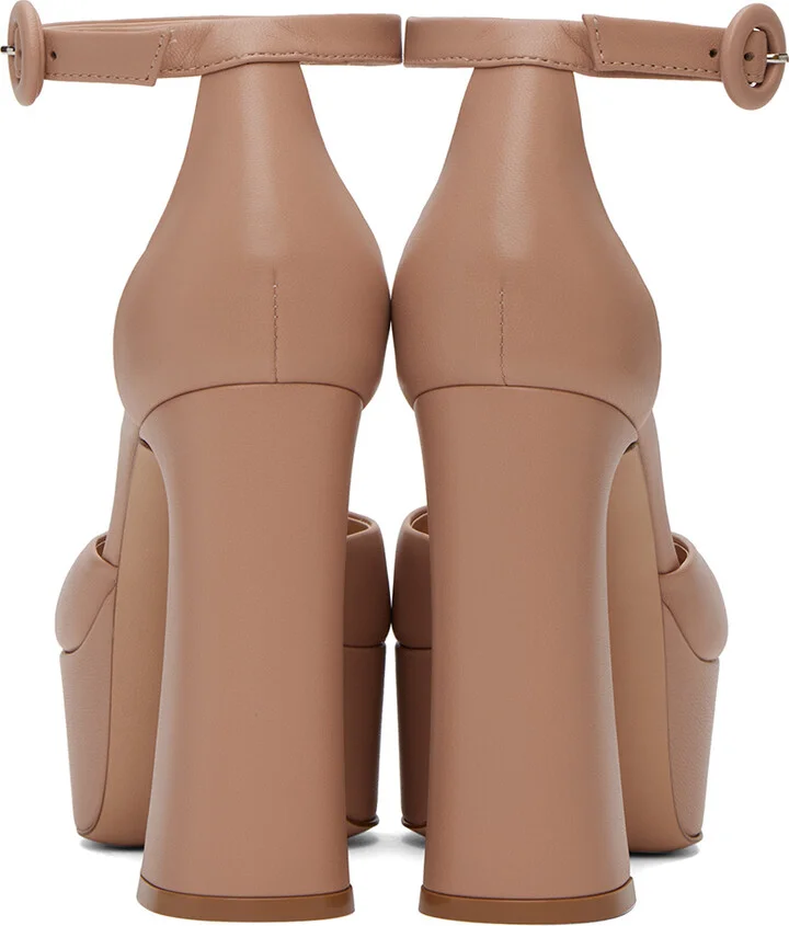 Gianvito Rossi Pink Holly D'Orsay Heels - Image 2